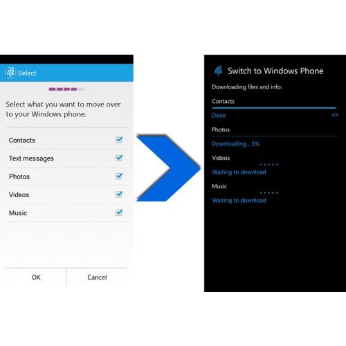 Switch to Windows Phone app allows Android users to easily switch to Windows Phone